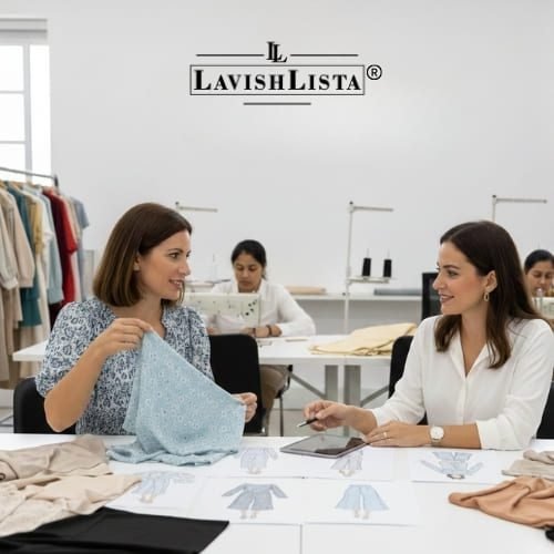 LavishLista private label clothing manufacturing consultation and sample development